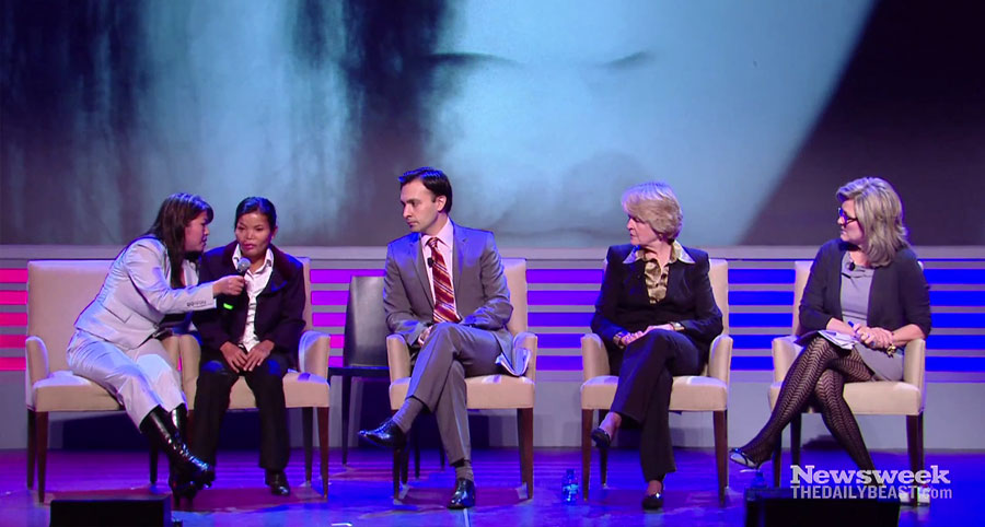 Newsweek and The Daily Beast Women in the World Summit features Stealing Beauty: The Devastating Impact of Acid Violence moderated by ABC News Nightline’s Cynthia McFadden